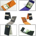 thumbnail image 3 of NUZYZ New Arrivel Men's Faux Leather Money Clip Slim Wallet ID Credit Card Holder, 3 of 7
