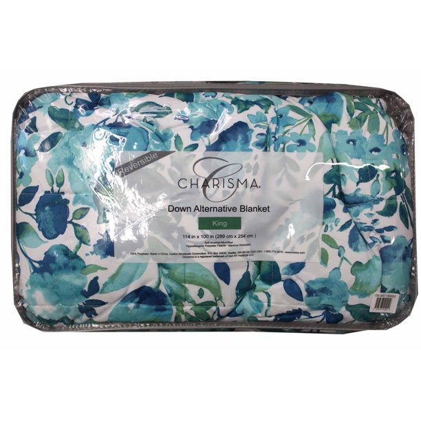 Charisma Down Alternative Blanket King Size Floral Design