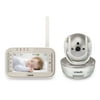 VTech VM343 Expandable Video Baby Monitor with Pan & Tilt Camera and Automatic Night Vision, White