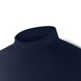 thumbnail image 5 of VBTAPA Men's Thermal Turtle Mock Neck Shirts Long Sleeve Compression Shirts Fleece Lined Undershirt Base Layer Tops Navy L, 5 of 6
