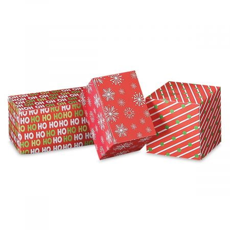 BSTOB Box Box Gift Wrapping Paper Box Christmas Boxes for Gifts Holiday Presents red