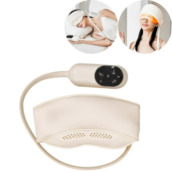 Eurhowing Electric Head Massager with Heat, Rechargeable Portable Scalp Massager with 6 Massage Nodes & 3-Temperature Heat for Stress Relief