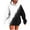 White, variant on Makaor Womens Hoodies Tunic Sweatshirt with Pockets Fleece Long Sleeve Pullover Gradient Oversized Drawstring Tops