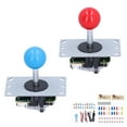 thumbnail image 5 of Juego de Arcade, Kits de piezas de bricolaje, accesorios de Joystick, botones LED de Arcade para juegos de PC, Joystick de galvanoplastia para reproductor 5V2, 5 of 5