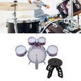 thumbnail image 4 of Kids Jazz Drum Set, Children Drum Set Resonant Surfaces 6 Ear Structure  For Home Use For Toddler, 4 of 8