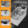 6L Electric Commercial Deep Fryer High Capacity, Adjustable
