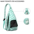thumbnail image 2 of Dots Design Sling Backpack - Modern Colorful Polka Pattern Shoulder Bag, Durable Pack for Cycling & Shopping, 2 of 4
