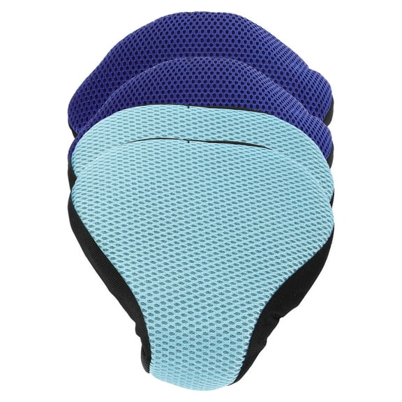 Soimiss 4Pcs Bike Saddle Cover Comfortable Wear Resistant Cloth Material for Mountain Bikes