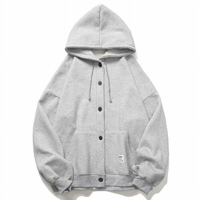 Abrigo de otoño e invierno para hombre, chaqueta casual con capucha para hombre, suéter tipo cárdigan llamativo para hombre, ropa superior atractiva de moda de estilo coreano