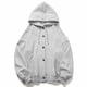 thumbnail image 1 of Abrigo de otoño e invierno para hombre, chaqueta casual con capucha para hombre, suéter tipo cárdigan llamativo para hombre, ropa superior atractiva de moda de estilo coreano, 1 of 2