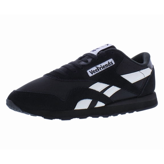 Reebok Classic Nylon Mens Shoes Size 11.5, Color: Core Black/Core Black/White