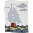 thumbnail image 2 of Delamater, Rob 25x32 White Modern Wood Framed Museum Art Print Titled - Oceans Ahoy III, 2 of 4
