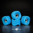 thumbnail image 2 of Ruedas para Fingerboard Maple 8,7 mm Remolino Azul y Blanco, 2 of 8