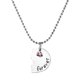 thumbnail image 2 of EeaseMX Collar con forma de corazón roto y bordado, "Mi mejor amiga para siempre" y colgante de cristal rojo y azul con incrustaciones (XL1549), 2 of 7