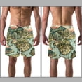 thumbnail image 3 of luoweisi Men's Beach Shorts Quick Dry Swim Trunks with Mesh Lining Map L, 3 of 5