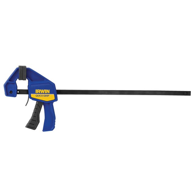 IRWIN QUICK-GRIP Abrazadera de barra, con una mano, Mini, 12 pulgadas (1964744), azul IRWIN NA