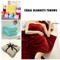 thumbnail image 3 of Vikakiooze 2022 Fleece Blanket Plush Throw Fuzzy Super Soft Solid Warm Micro Plush Fleece Blanket Throw Rug Sofa Bedding Coral Blankets Throws Hlankets for Beds, 3 of 3