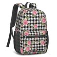 thumbnail image 2 of Pioneer Flower Floral Print Pattern 17" School Backpacks for Teens,Waterproof Oxford Fabric,S-Shape Padded Straps for School,Travel,Hiking,Camping, 2 of 6