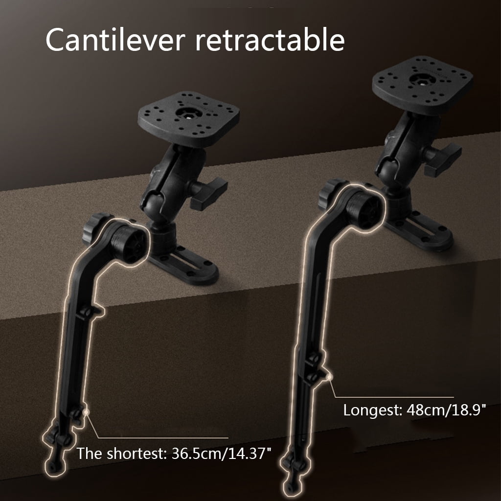 Marine Electronics Ball Mount Base Adapter Kayak Transducer Mounting Arm Compatible with Fish Finder