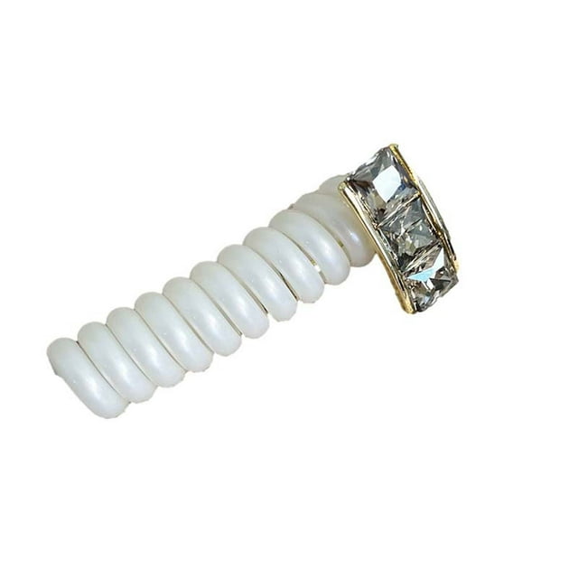 Fil Téléphonique Haute Élasticité, Boucle de Cheveux Tissée, Corde de Cheveux Non Endommagée