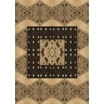 thumbnail image 1 of Ahgly Company Machine Washable Indoor Rectangle Transitional Bakers Brown Area Rugs, 4' x 6', 1 of 7