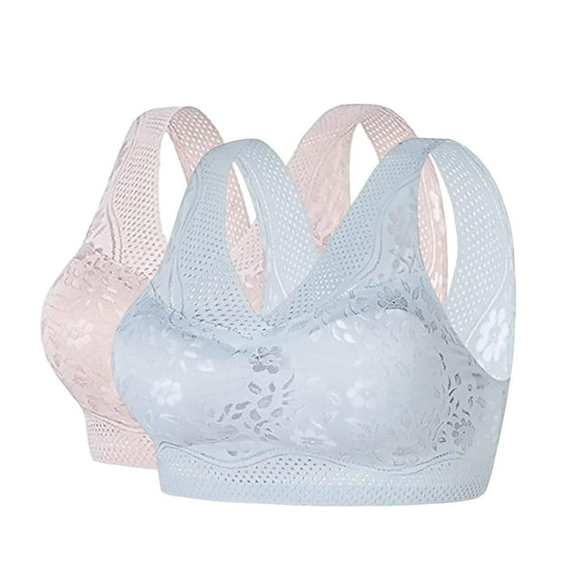 Clearance Sale 2025 Bra High Support Bras For Women Adjustable Strap Full Coverage Up Bras Comfortable No Underwire Wireless Bras
