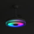 thumbnail image 3 of Sofucor 42 Inch Ret retractable Smart Ceiling Fan with Lights Bluetooth Control Speaker Dimmable Lights, 3 of 12