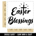 thumbnail image 2 of Easter Blessings Religious Cross Square Rubber Stamp Stamping Scrapbooking Crafting - Large 2.75in, 2 of 7