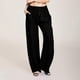 thumbnail image 2 of Pantalones anchos con cordón para mujer, de algodón liso y cintura elástica, para uso informal, 2 of 8