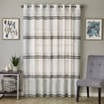 thumbnail image 5 of SKL Home Slate StripeCurtain Panel Pair, White, 52x84, 5 of 5