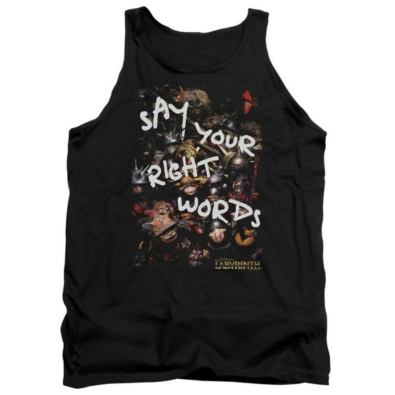 Labyrinth - Right Words - Tank Top - XX-Large