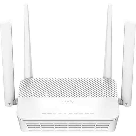 Cudy AX3000 Multi Gigabit Dual Band WiFi 6 Mesh Router, 2.5Gbps WAN RJ45 Port, 4 Gigabit RJ45 Ports, 4 5dBi Antennas, MU-MIMO, OpenVPN, Wireguard, Zerotier, Ipsec VPN, Cloud APP