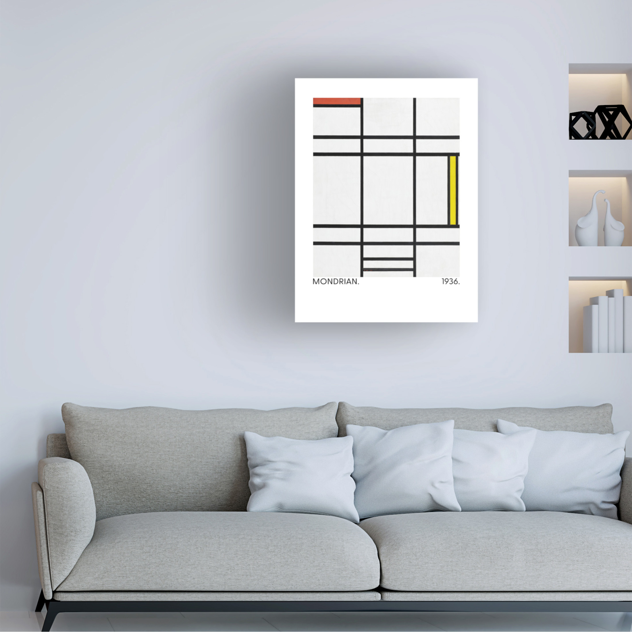Trademark Fine Art Pictufy Composition 1936 Canvas Wall Art
