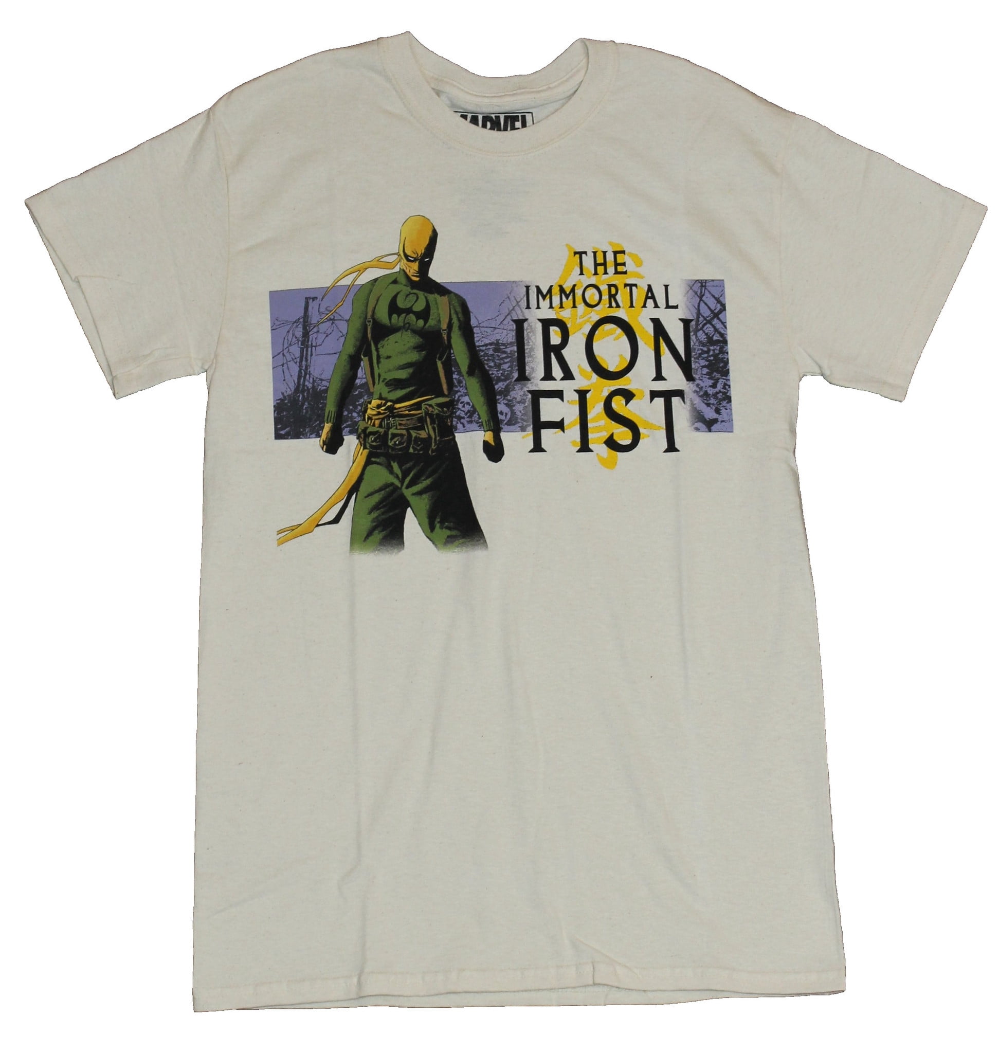 Iron Fist (Marvel Comics) Mens TShirt The Immortal Iron Fist Back