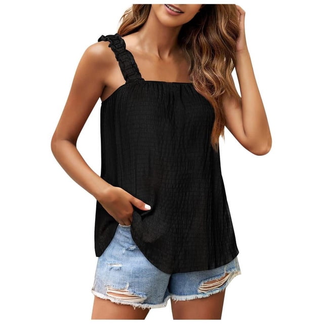 Birdeem Blouse Sans Manches Confortable et Ample pour Femmes, Mode Décontractée