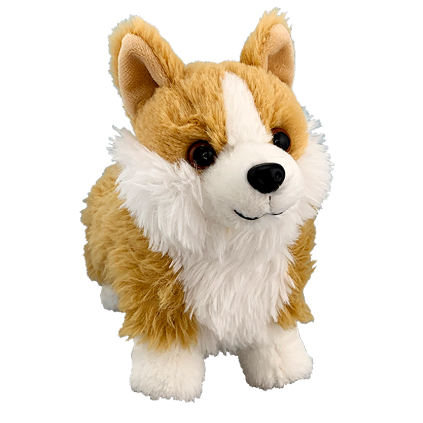 Dog (8in) Hand Stuffed Plush Stuffed Animal
