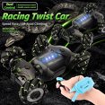 thumbnail image 3 of Radiocontrol Coches 4WD 2.4G RC Stunt Car Watch Gesture Vehículo todoterreno de doble cara (verde) Tmvgtek Nuevos Originales, 3 of 9