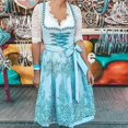 thumbnail image 4 of Costume Oktoberfest pour Femmes Robe Dirndl Allemande Costume Robe Carnaval Bavarois Fête, 4 of 5