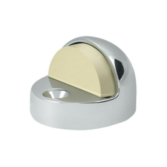 Dome Stop High Profile, Bright Chrome - Solid