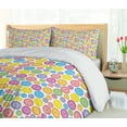 thumbnail image 5 of Ambesonne Cartoon Duvet Cover Sets, Circular Buttons, 2-Queen, Multicolor, 5 of 7