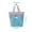 Blue, variant on Mesh Tote Bag for Women, Travel Cosmetic Bag with Zipper, Breathable Beach Bag for Beach Trip, Lightweight Handbag for Toiletries and Small Items Storage