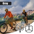 thumbnail image 5 of Motoforti 1Pair Mountain Bike Pedals Non-Slip Bike Pedals Platform Bicycle Flat Pedals 9/16" Gray, 5 of 7