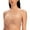 Cappuccino Heather, variant on Women's Strapless Bras for Large Bust Minimizer Unlined with Underwire Clear Strap Pale Nude Heather 36C