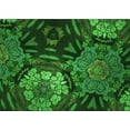 thumbnail image 1 of Ahgly Company Machine Washable Indoor Rectangle Transitional Deep Emerald Green Area Rugs, 2' x 4', 1 of 1