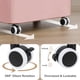 thumbnail image 4 of Cesto de ropa Goodpick con ruedas, 100 litros, tela Oxford rosa, 4 of 6