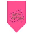 thumbnail image 1 of Happy New Year Rhinestone Bandana Bright Pink Large, 1 of 4
