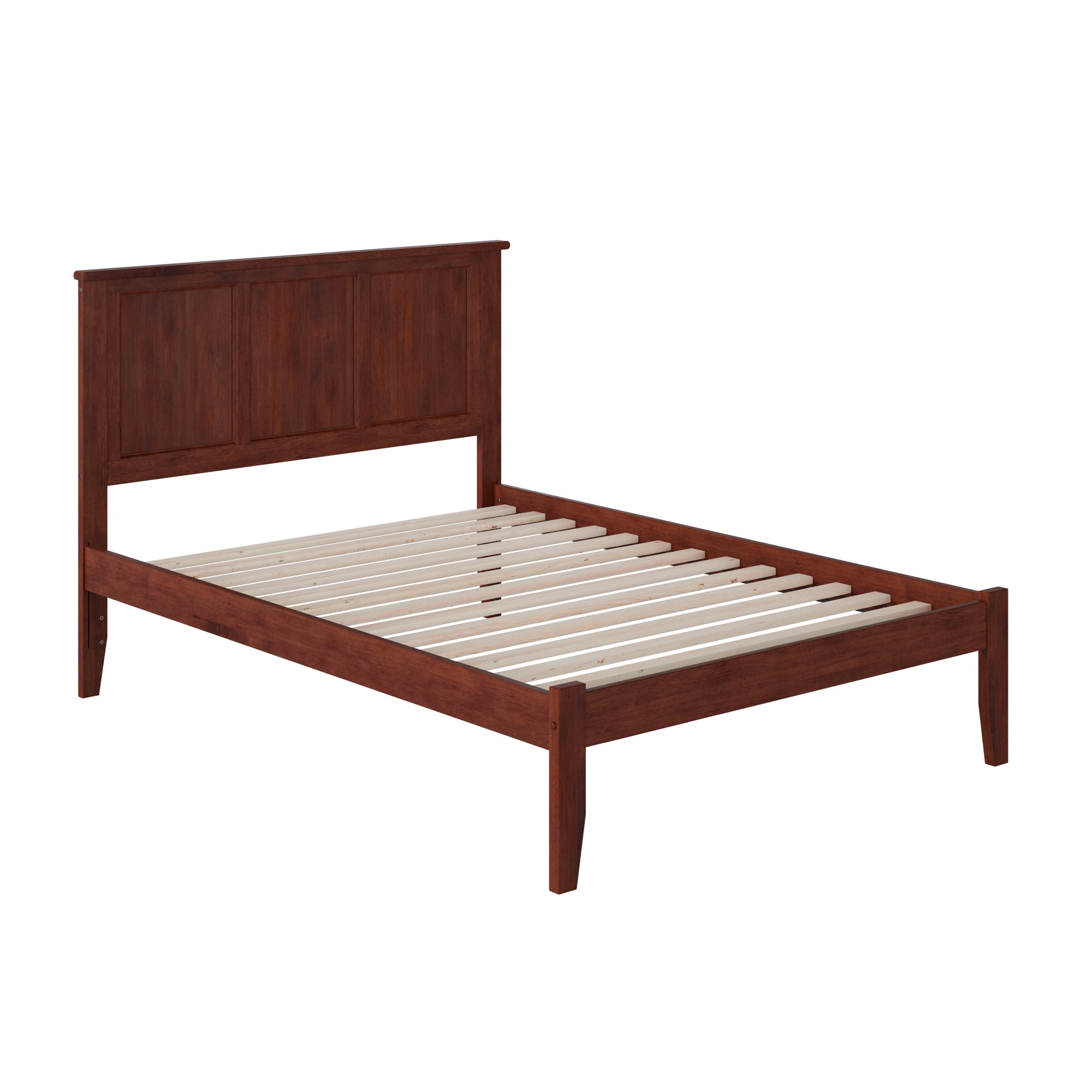 AFI Madison Full Solid Wood Platform Bed, Walnut