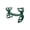 GREEN, variant on Multi-Child Double Glider Swing Kit for Playsets Outdoor Gyms- Double The Fun! Heavy Duty Dual-Ride Tandem Swing, Protective Chains, Hardware FREE Eye Bolt Connectors!