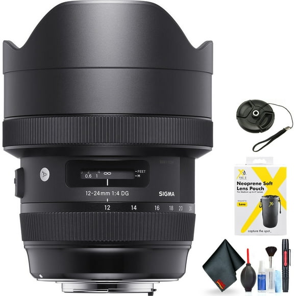 Sigma 12-24mm f/4 DG HSM Art Lens for Nikon F for Nikon F Mount + Accessories (I