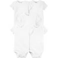 thumbnail image 3 of Carter's Baby Unisex 5-Pack Bodysuits Color: white Size: newborn, 3 of 4